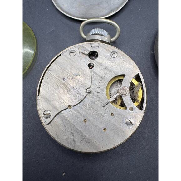 Lot Of Antique 2 Pocket Watches Movement & Cases Parts Rob Roy St. Regis main image 7